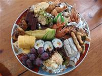 皿鉢料理4～5人前 ￥12,000 季節により食材の変更あり